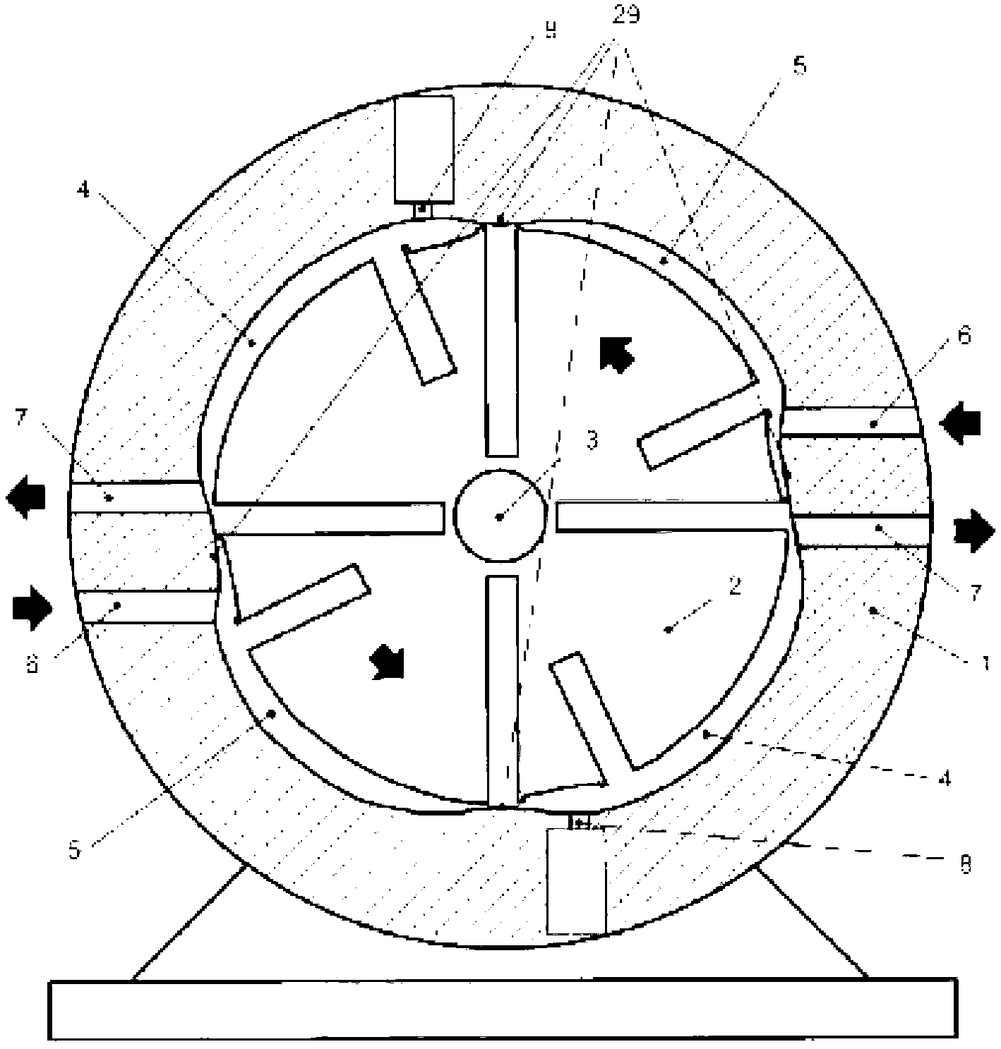 Rotary heat engine