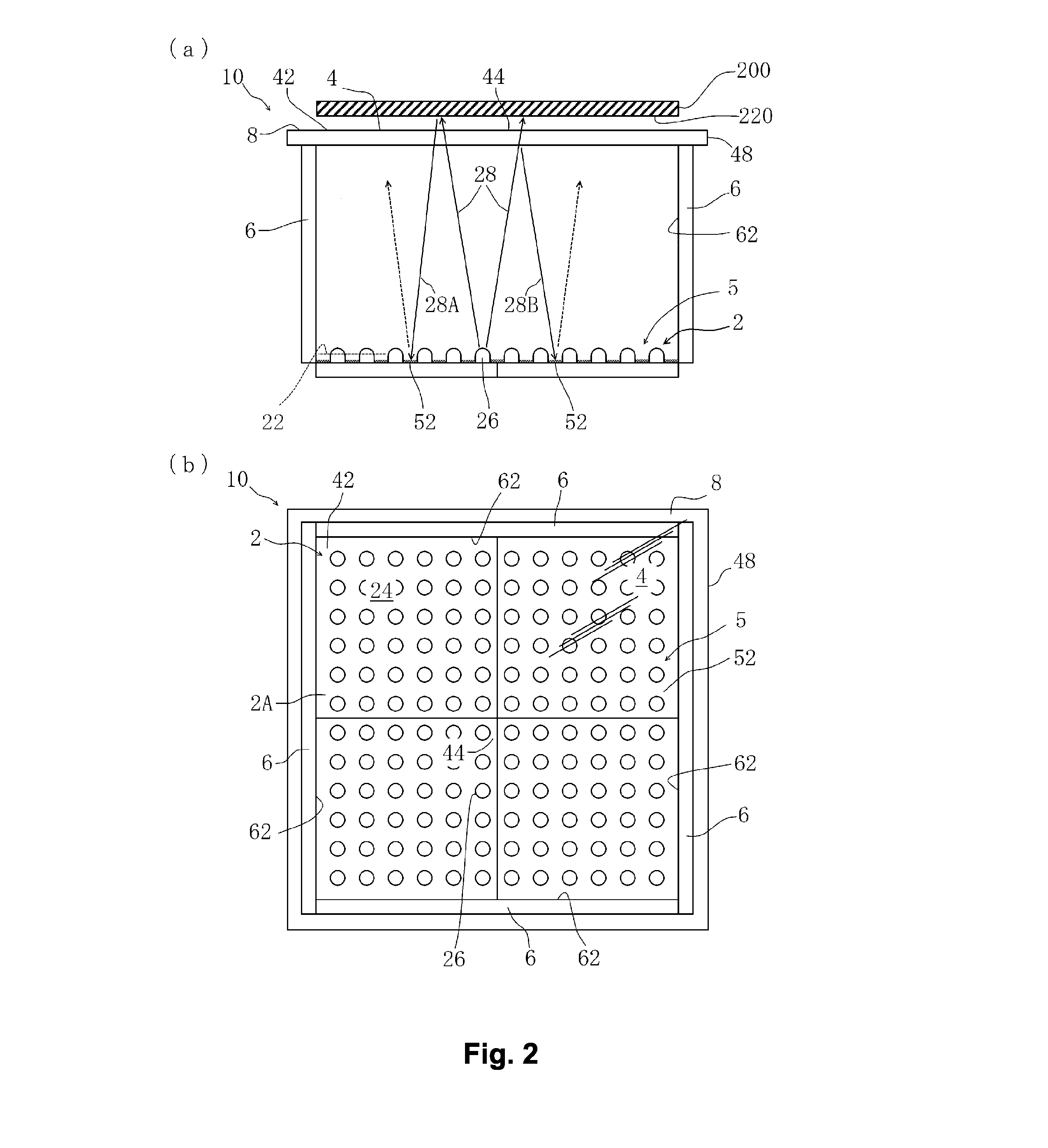 Solar simulator and solar cell inspection device