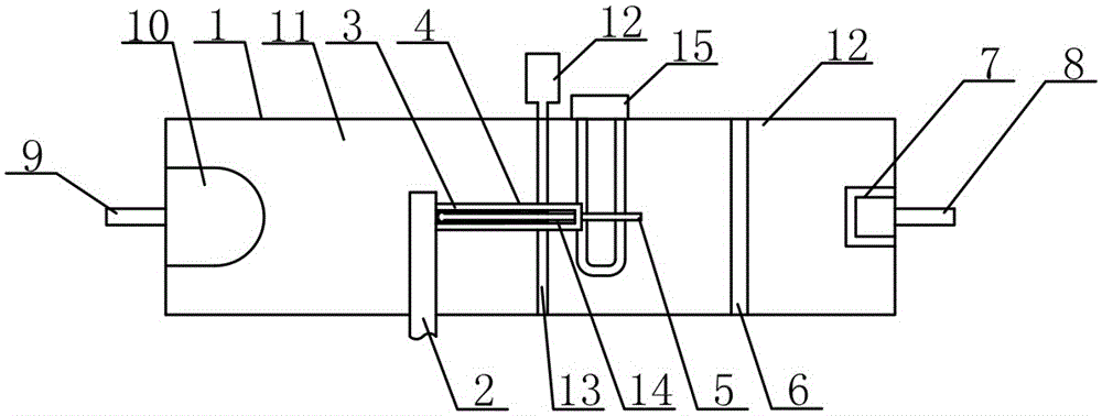 Oil collection device for kitchen wastewater