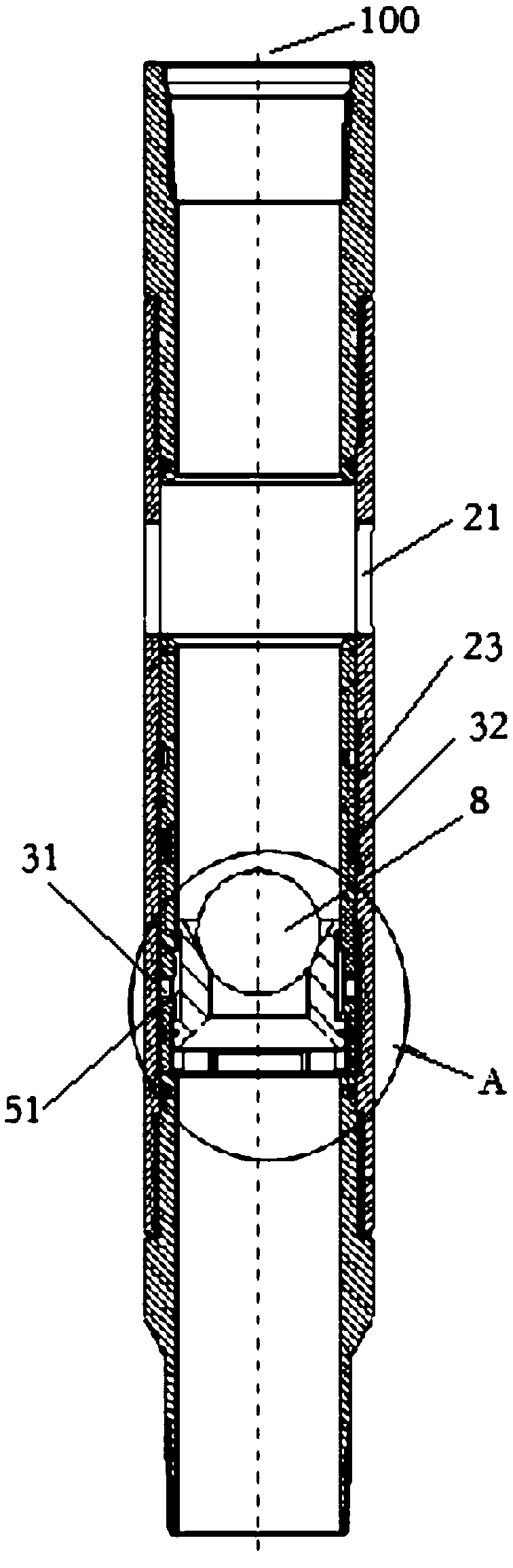 Fracturing sliding sleeve and fracturing pipe string including fracturing sliding sleeve