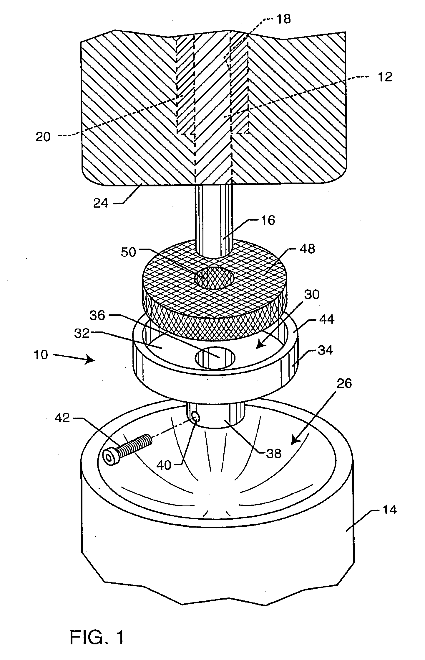 Antimicrobial Containment Cap For a Bone Anchored Prosthesis Mounting
