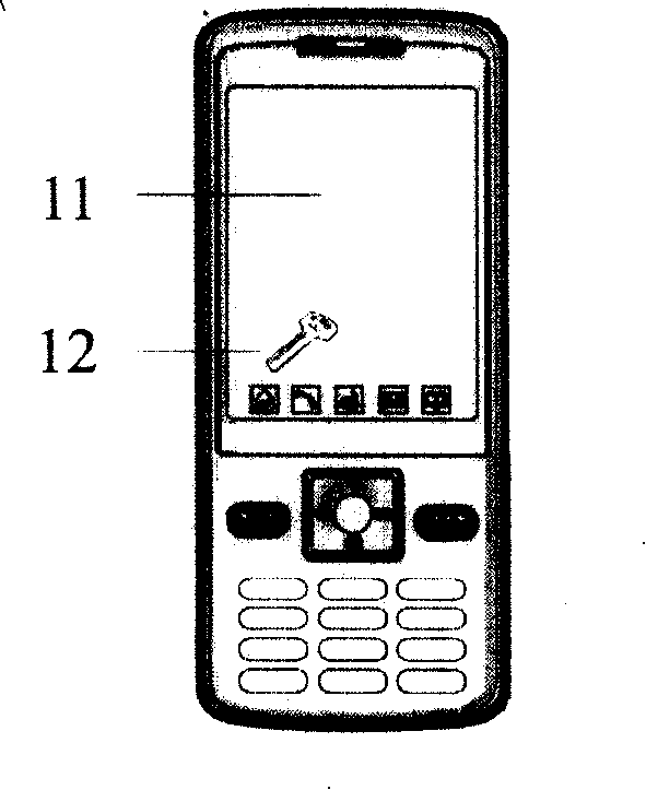 Touch screen for mobile phone