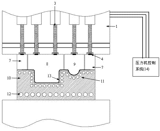 Heat stamping apparatus used for quenching control