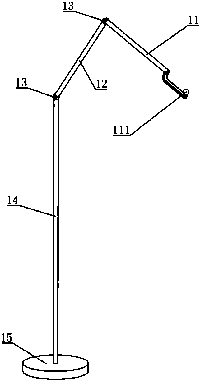 An open operation field photography illumination system