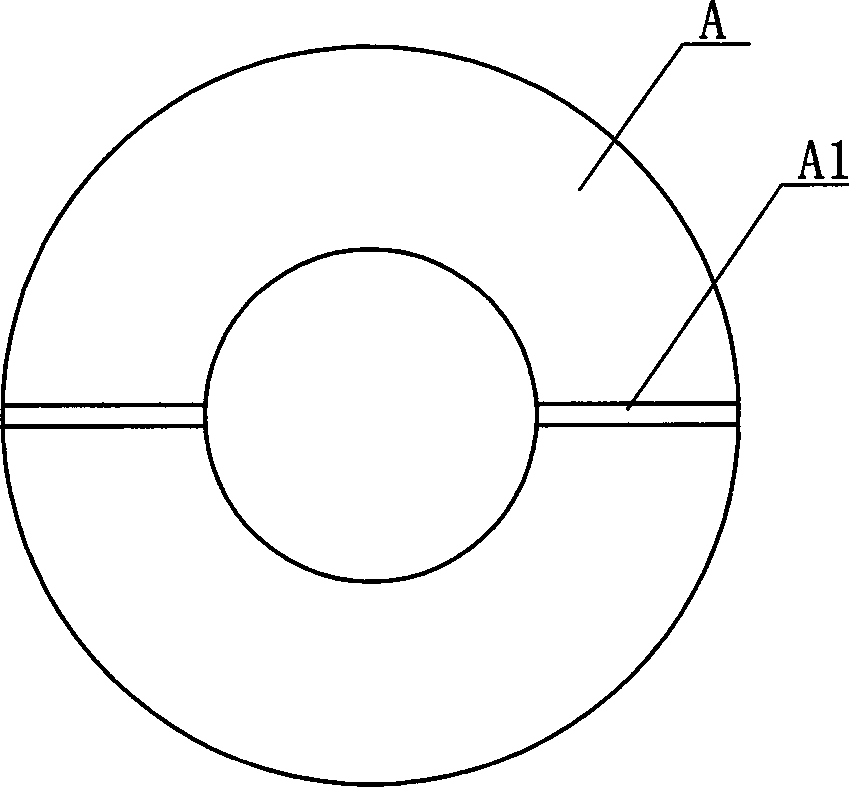 Spherical washer and fixture for grinding spherical washers