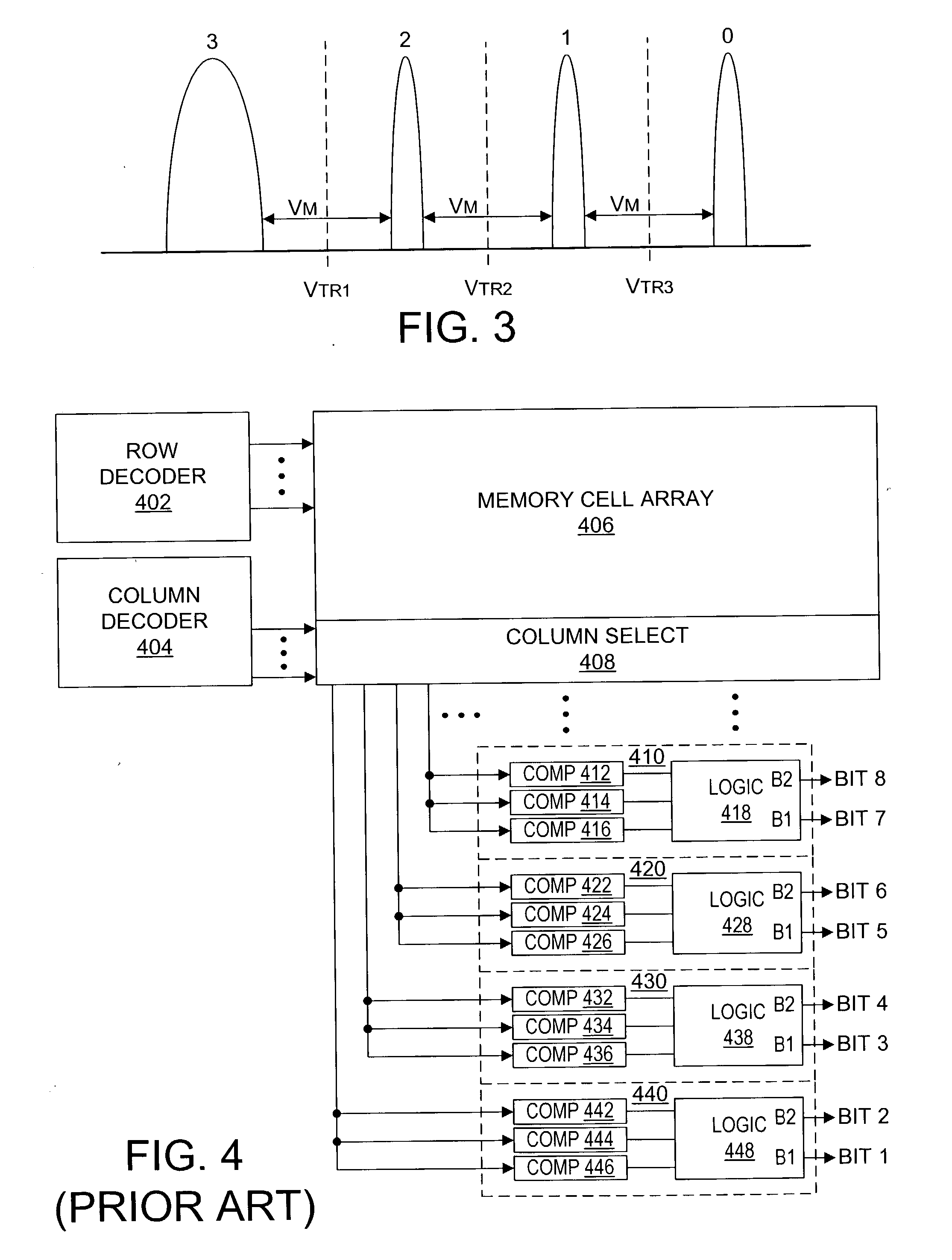 Nonvolatile semiconductor memory having three-level memory cells and program and read mapping circuits therefor