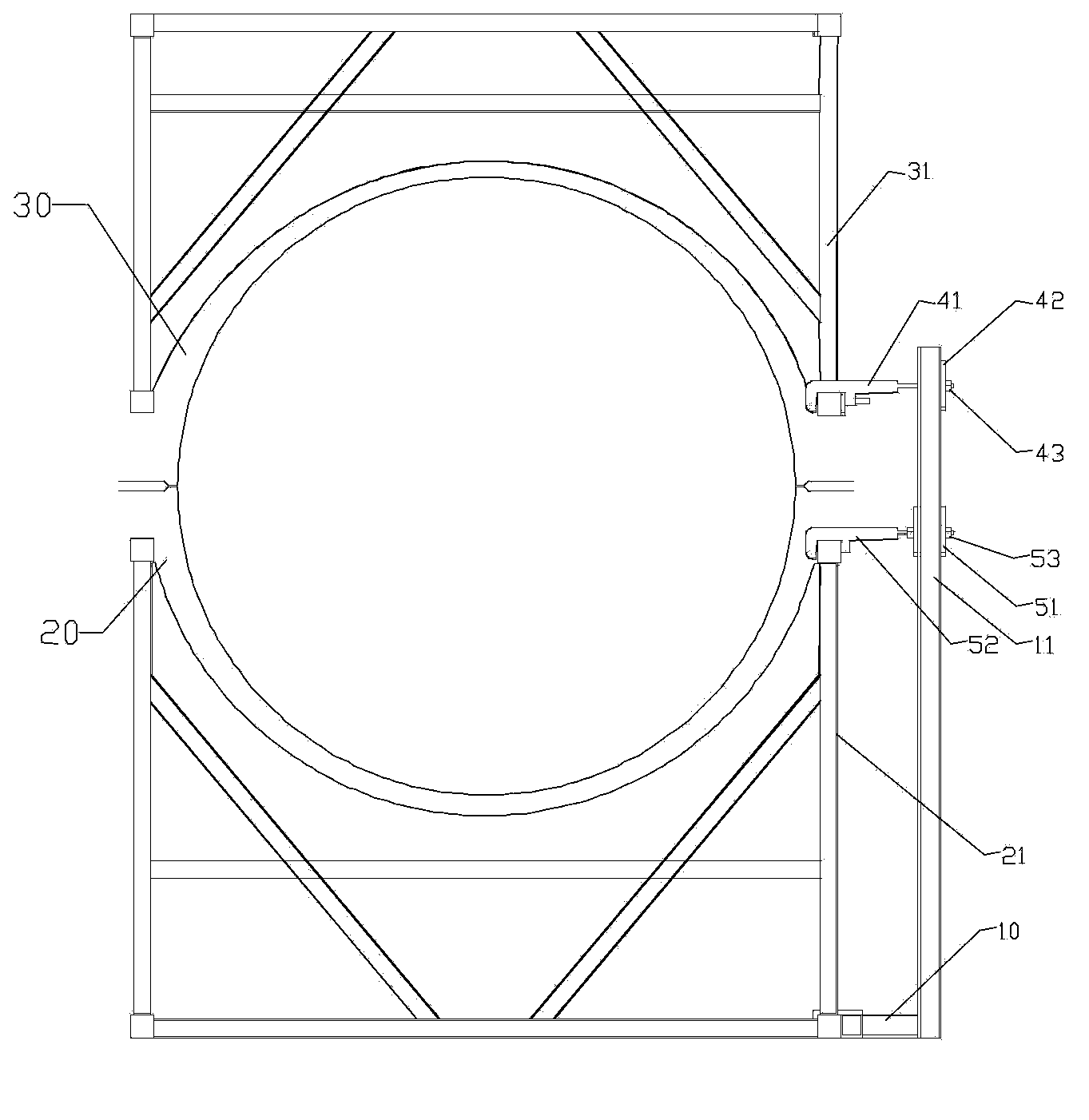 Method and device for adjusting misalignment of shells of mold for fan blade during assembling
