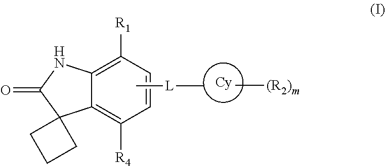 Spiro[cyclobutane-1,3′-indolin]-2′-one derivatives as bromodomain inhibitors
