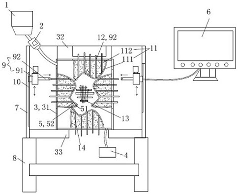 An automatic simulation system for deformable cave filling