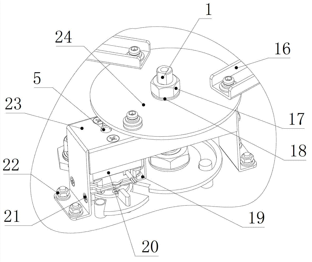 A device for locking, opening and stable holding of manhole cover locks