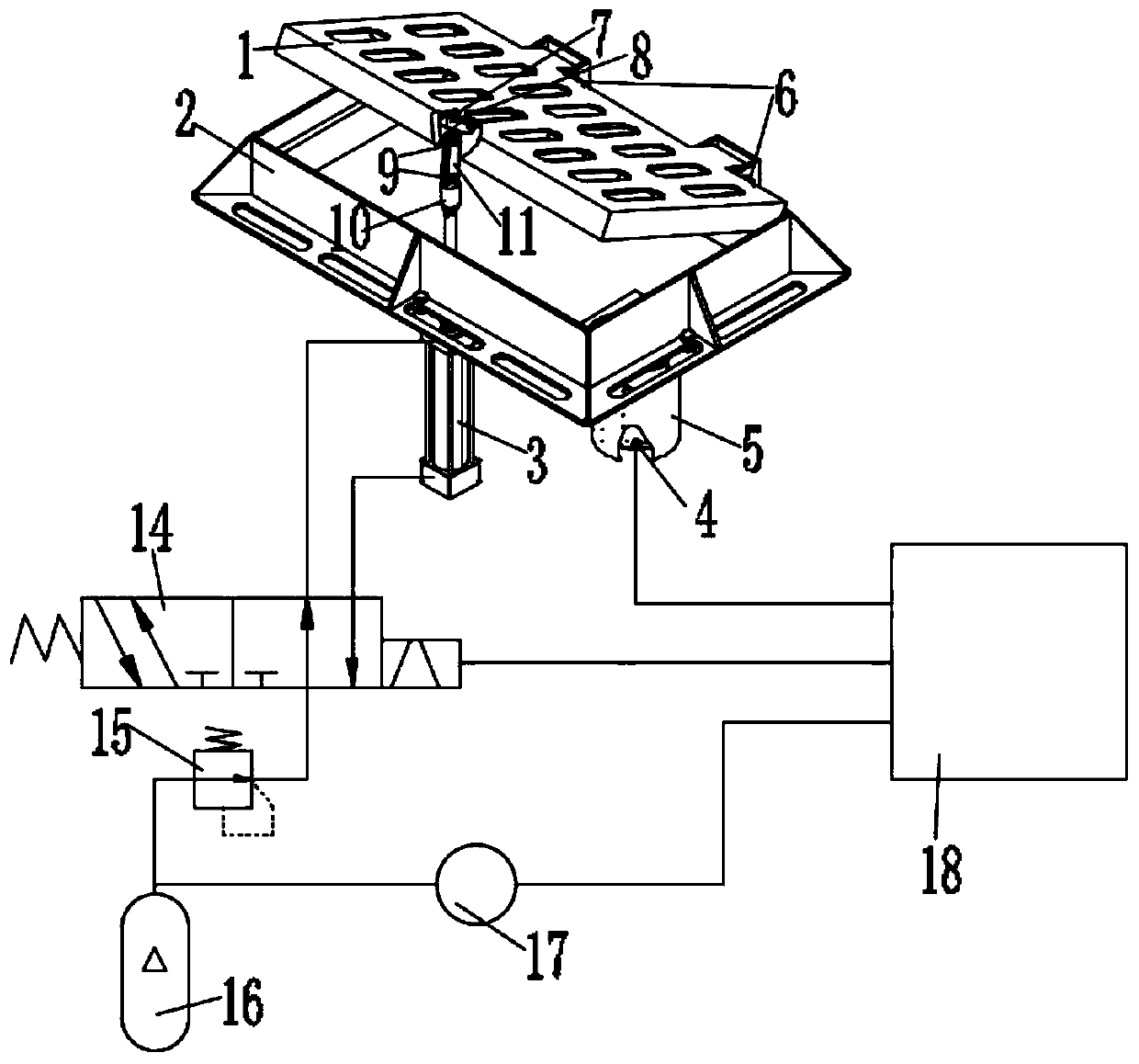 Automatic drainage grate and method