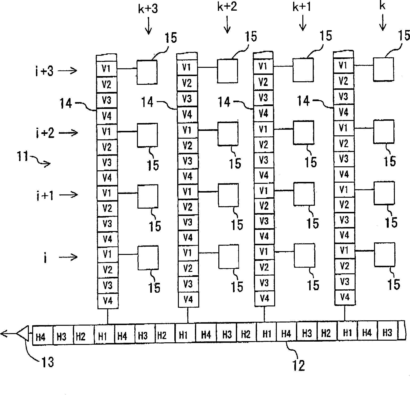 Solid camera device, driving method thereof and camera