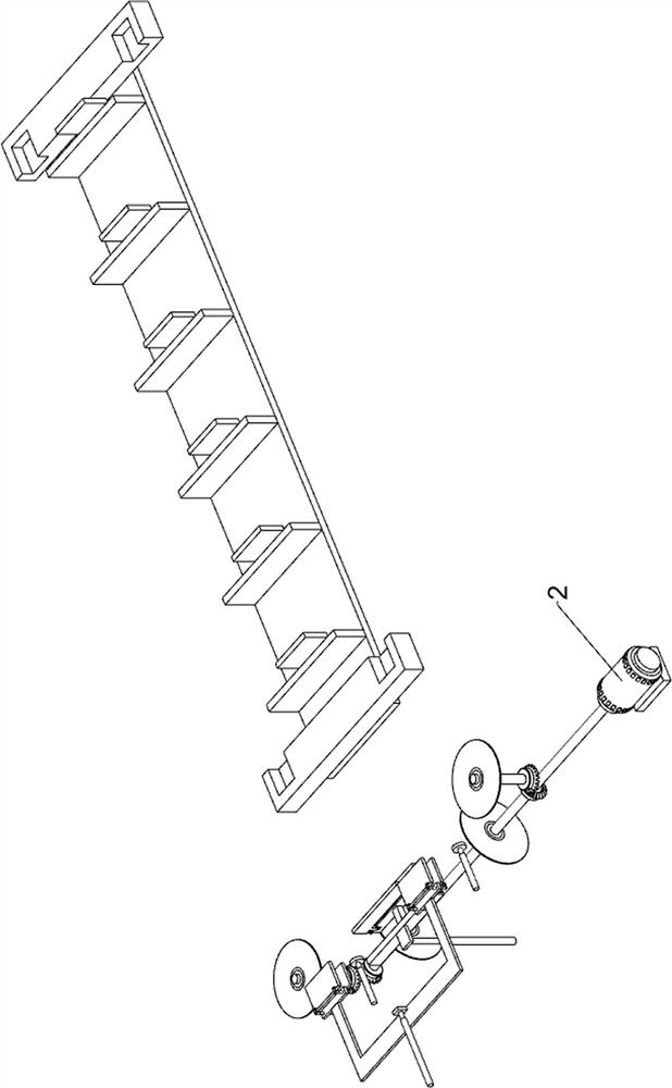 Crawling ladder welding device based on ground rail robot