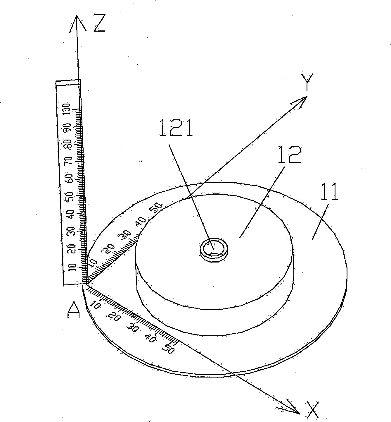 Gravity casting automatic pouring system and method thereof for quickly searching pouring point