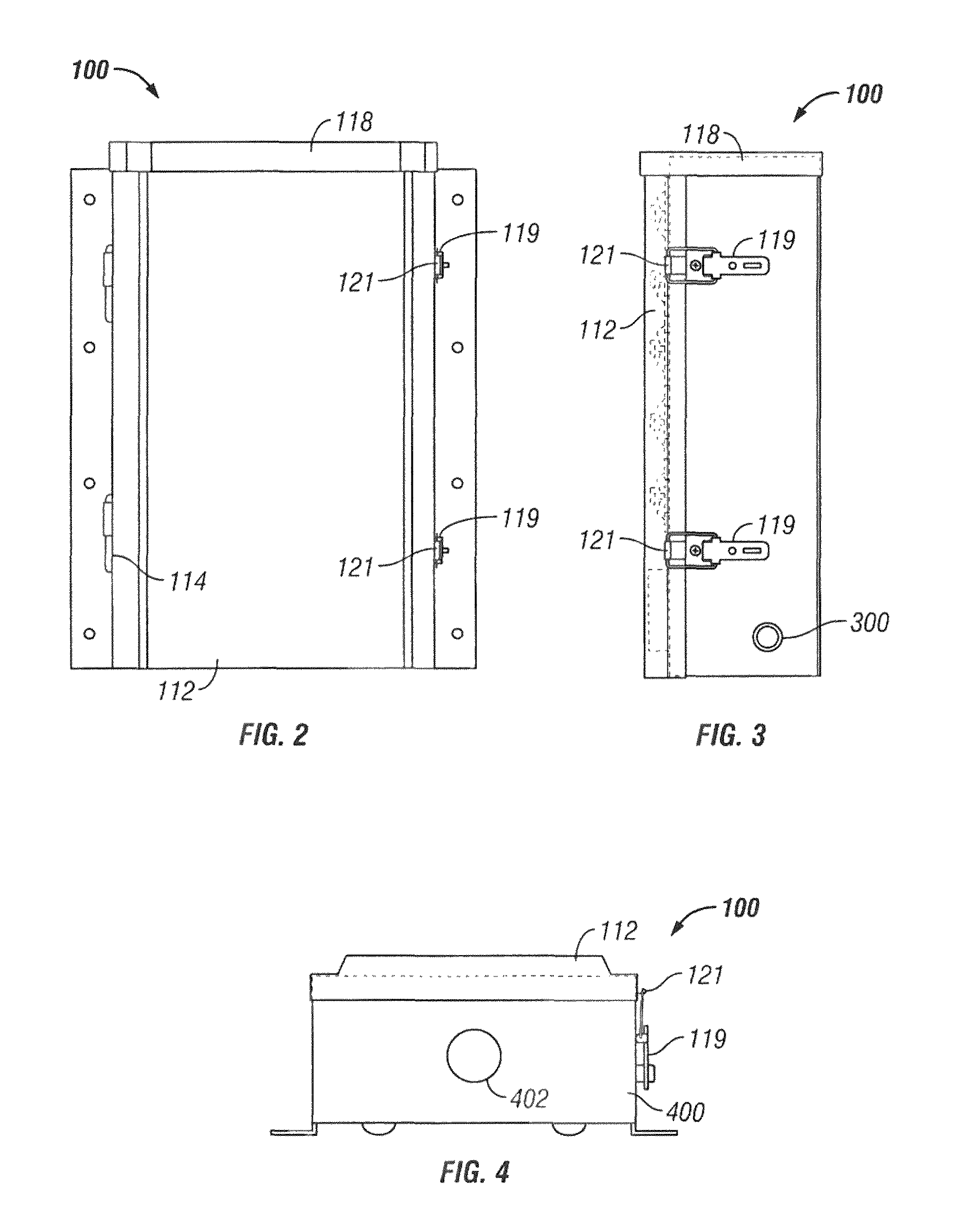 Transfer switch with easily removable weatherproof door and hood