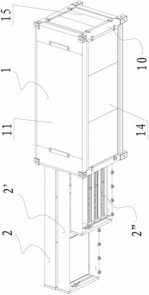 Logistics box for pole transformer device