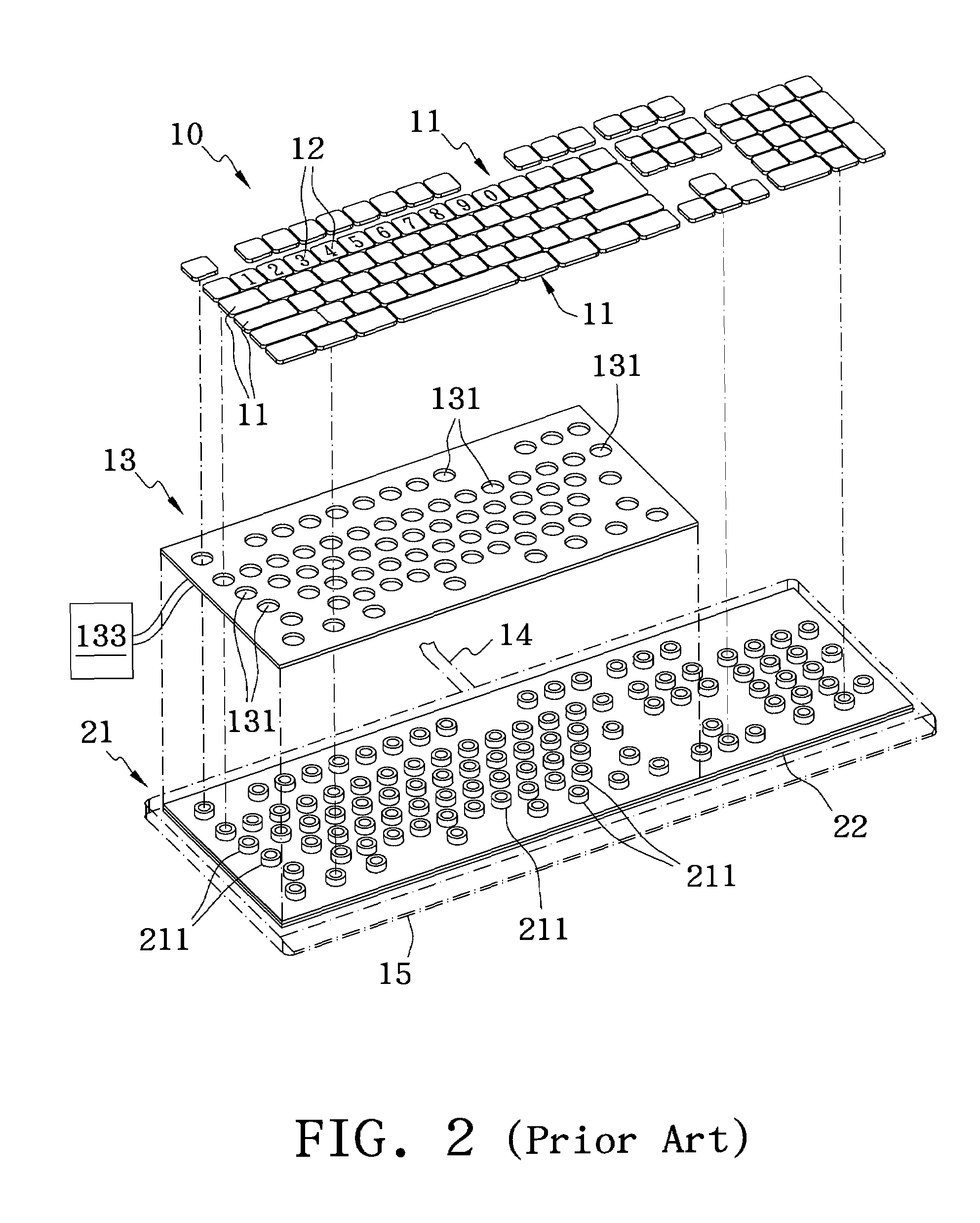 Illuminating membrane switch and illuminating keypad using the same