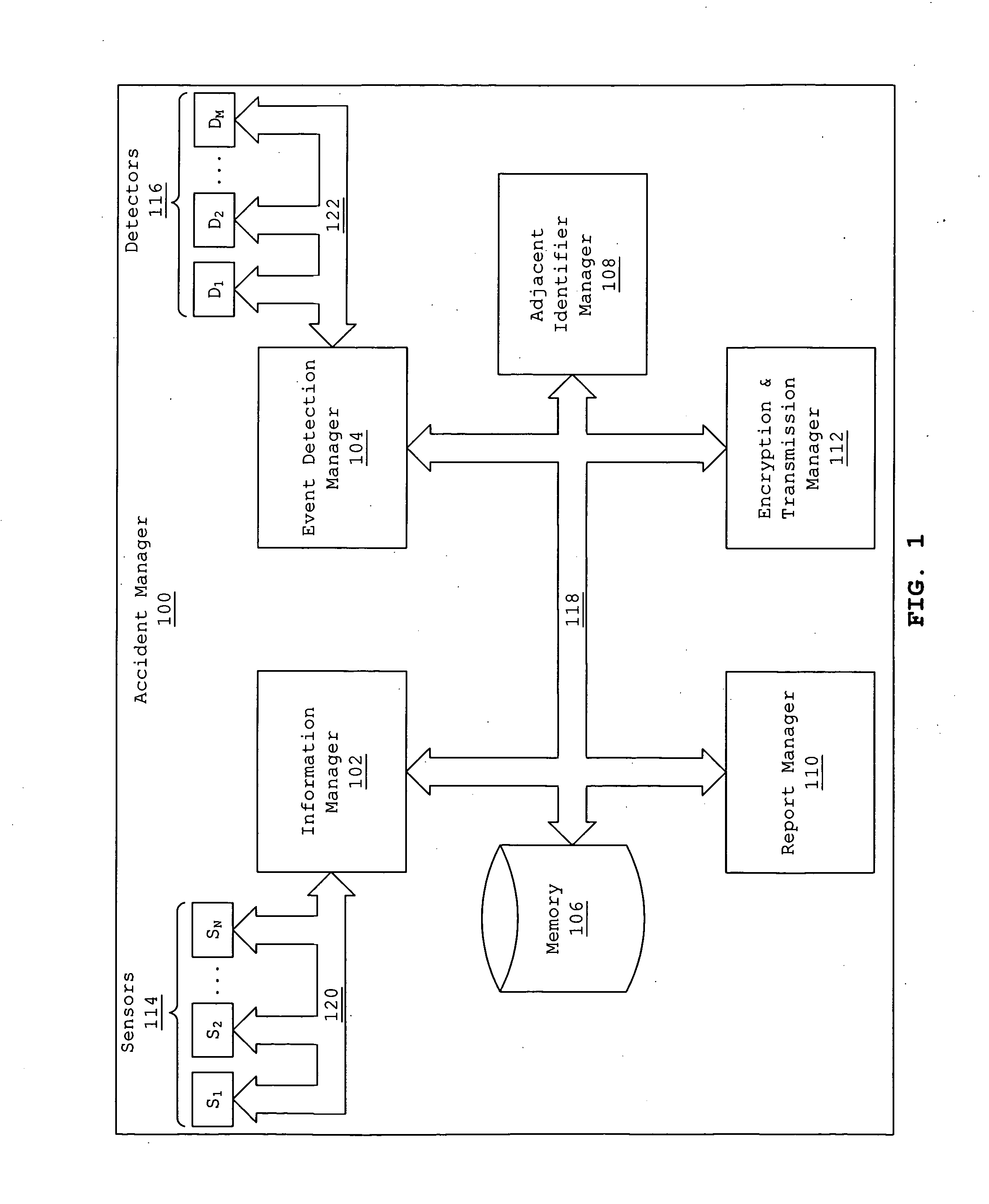 System and method for gathering and submitting data to a third party in response to a vehicle being involved in an accident