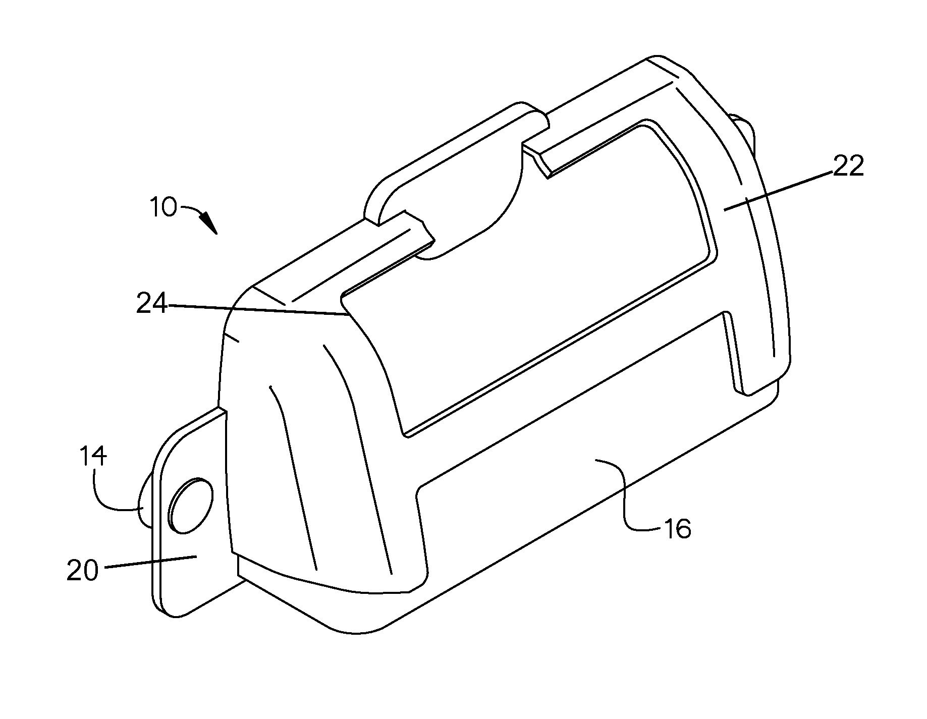 Electronic tag holding device