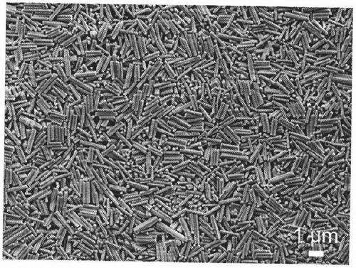 Method for preparing three-dimensional hollow structure molybdenum sulfide on basis of upconversion nano-particles