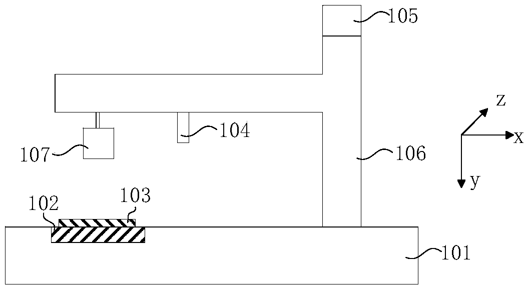 Liquid crystal panel broken wire repairing device and method