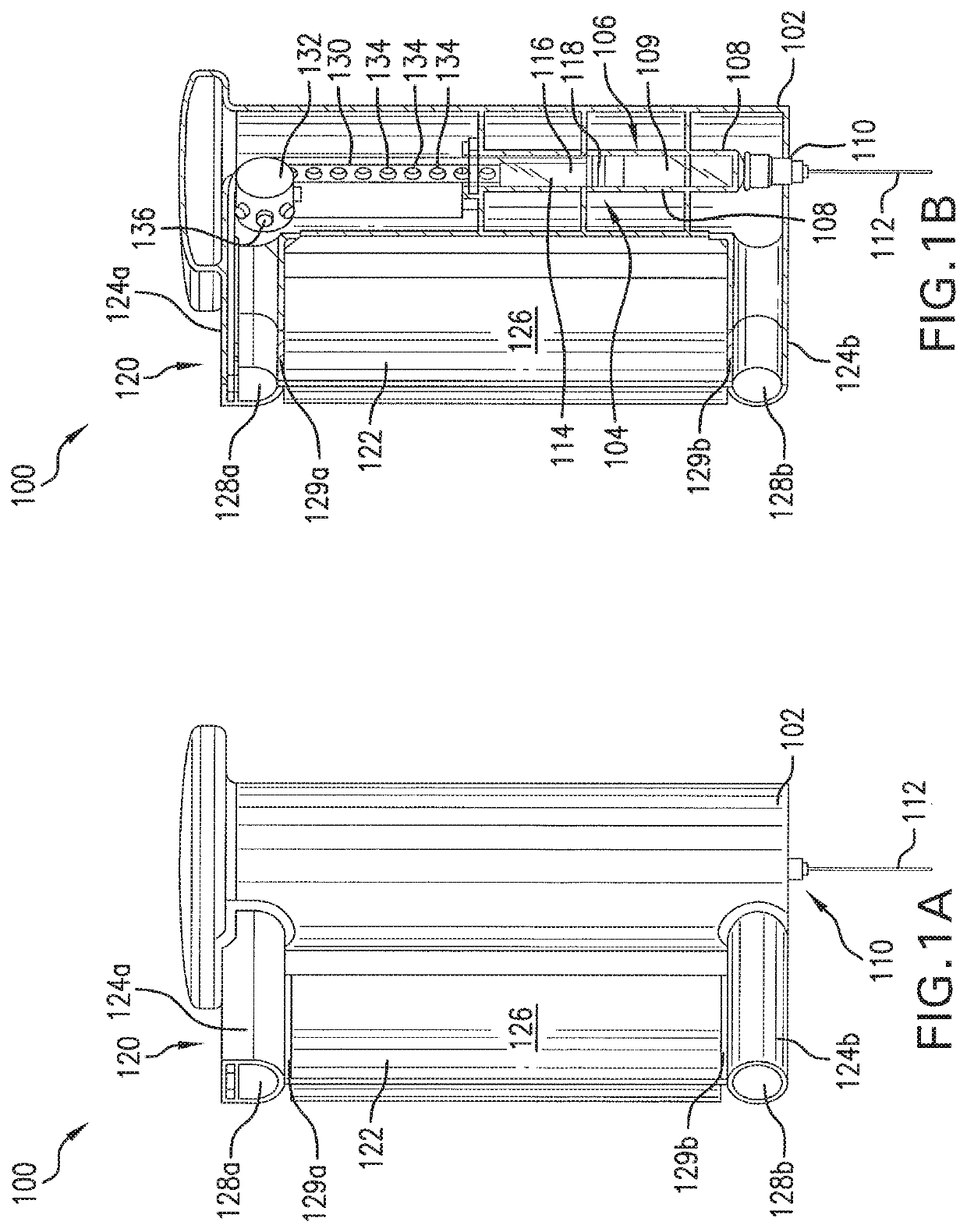 Manually-actuated injection device for high-viscosity drugs