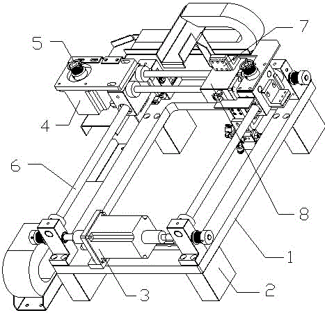 Two-way adjusting mechanism
