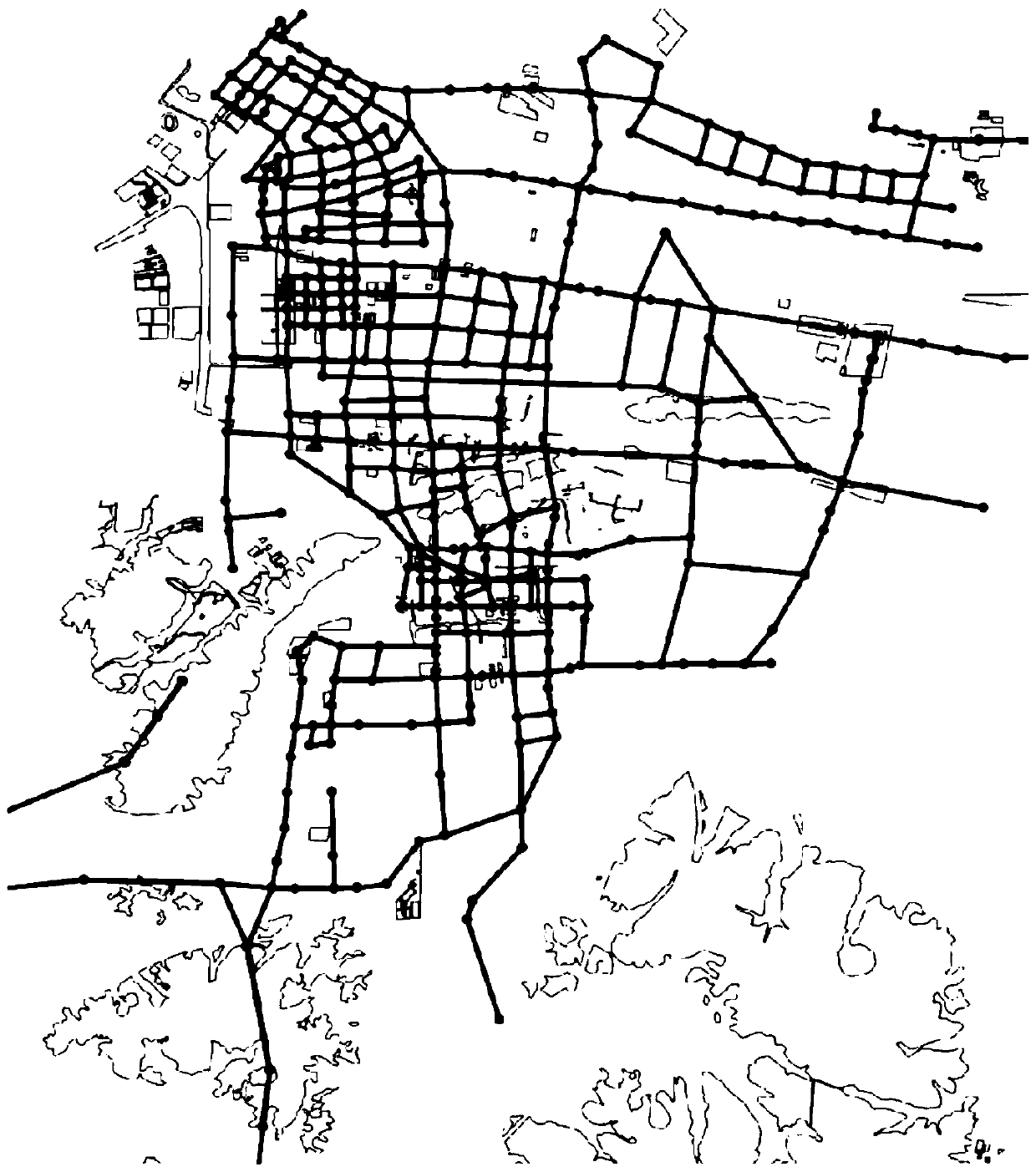 Congested road section modeling and evaluation method based on complex network