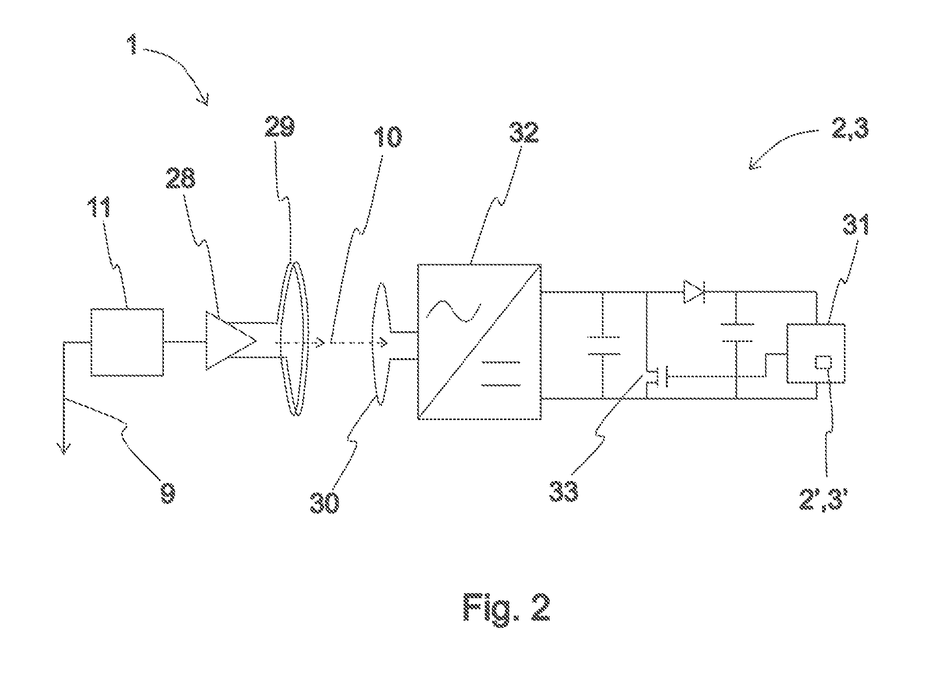 Method and arrangement for monitoring the operating condition of a transport system