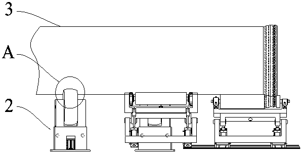 Unequal-diameter pipe rotary conveying mechanism