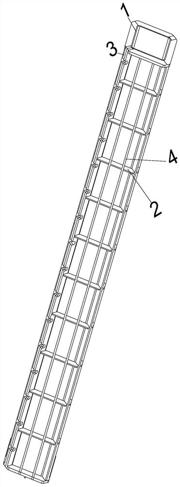 Mold for prefabricating cement piles