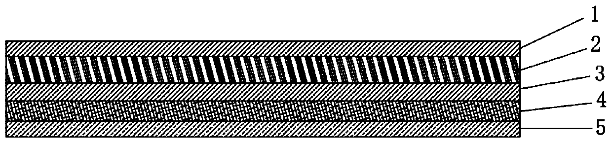 Bendable protective film for folding screen and preparation method thereof