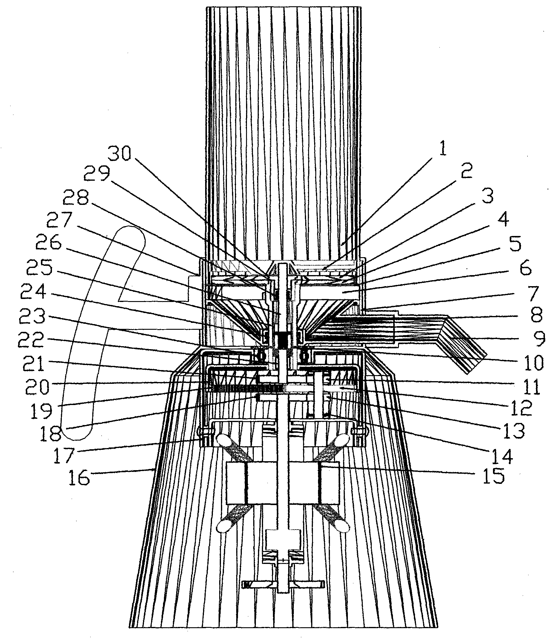 Grinding device capable of performing bilateral rotation