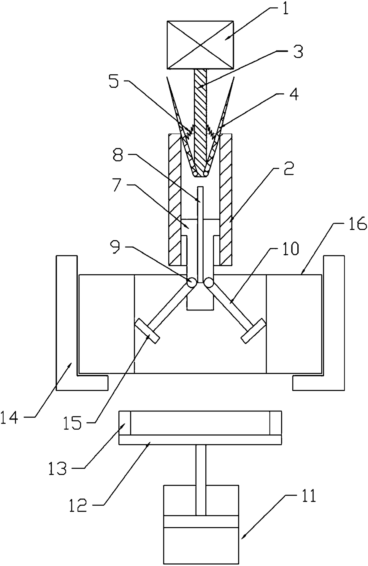 Tire bead wire separating device