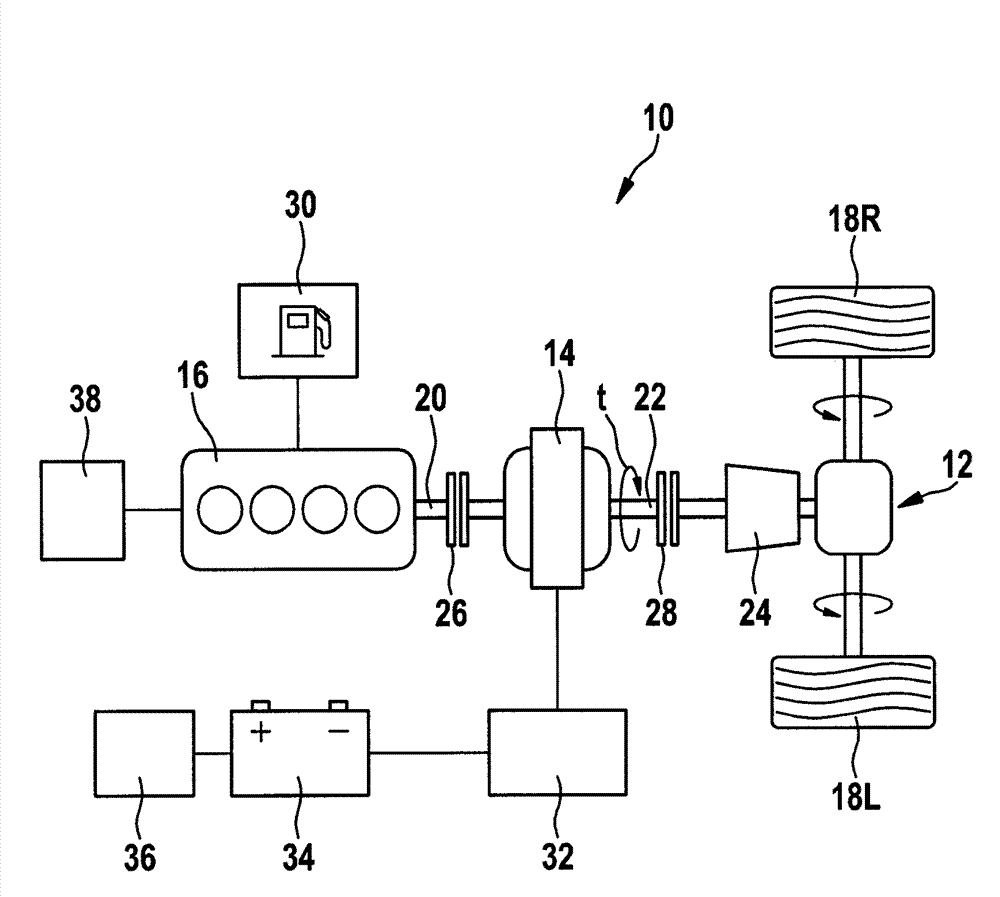 Method for starting internal combustion engine of hybrid power device and control unit for starting the internal combustion engine