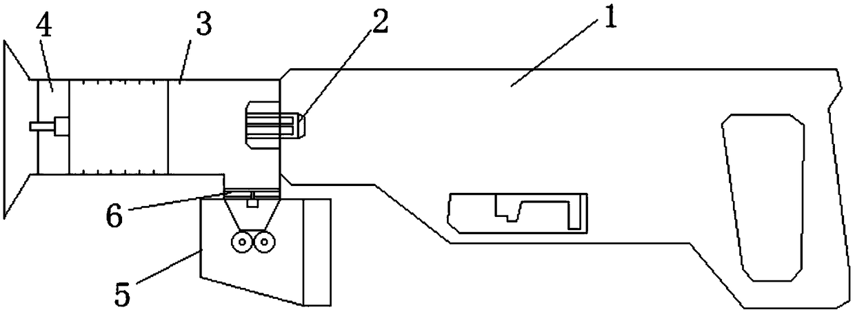 Positioned sampling and rapid detection device for chlorine ion content testing