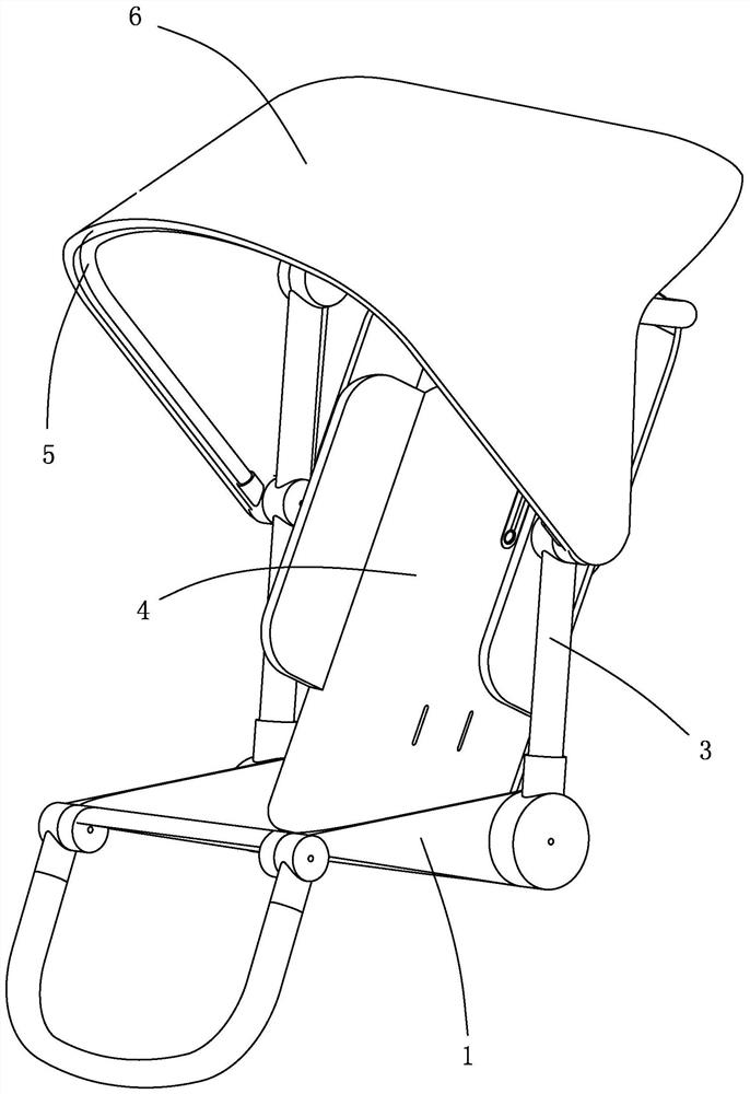 Baby seat capable of rotatably adjusting height of backrest