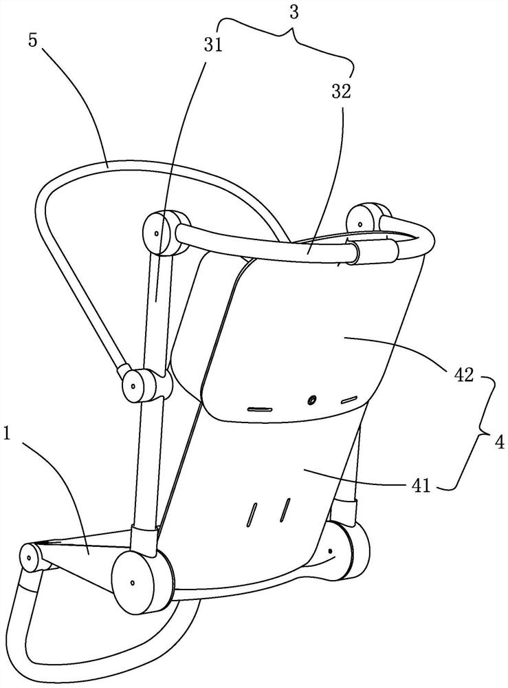 Baby seat capable of rotatably adjusting height of backrest