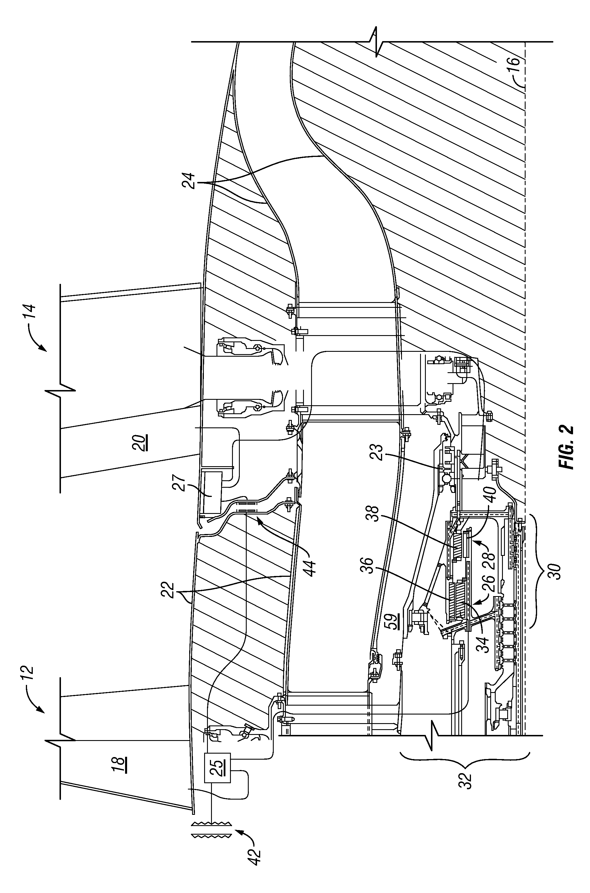 Electrical power generation apparatus for contra-rotating open-rotor aircraft propulsion system