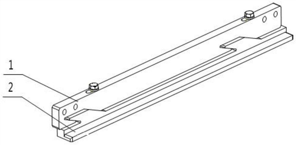 A right-angle guide rail and cabinet