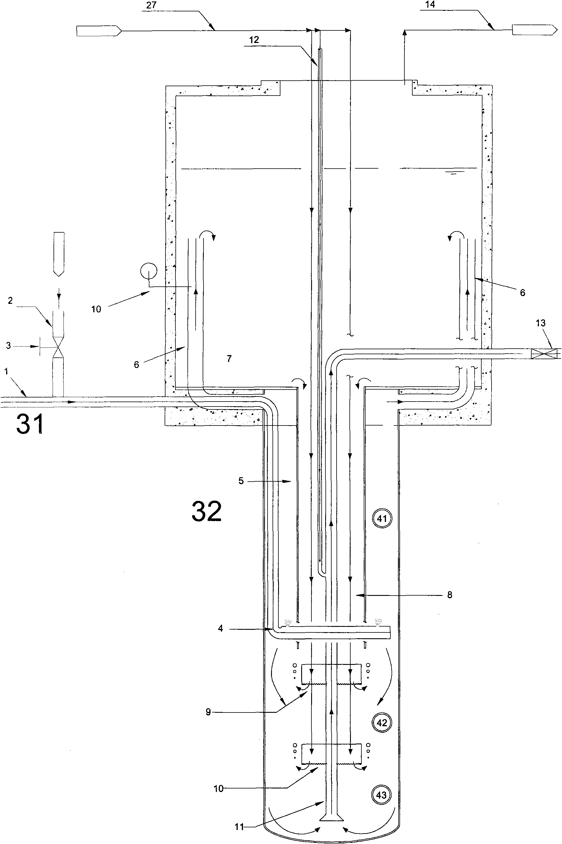 System and method for automatically separating solid from liquid by self-thermal high-temperature aerobic digestion of mud