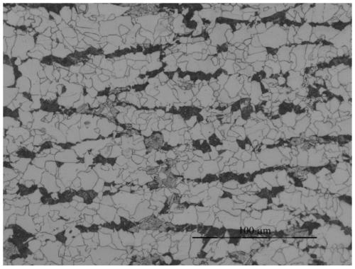 A kind of high-toughness weather-resistant hot-rolled H-shaped steel for bridge structures with a yield strength of 460mpa and its production method