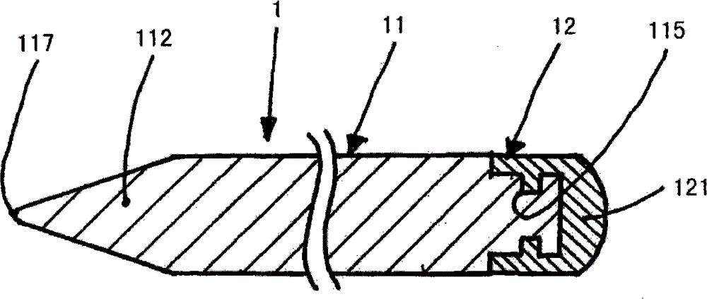 Input device for touch-sensitive, capacitive displays