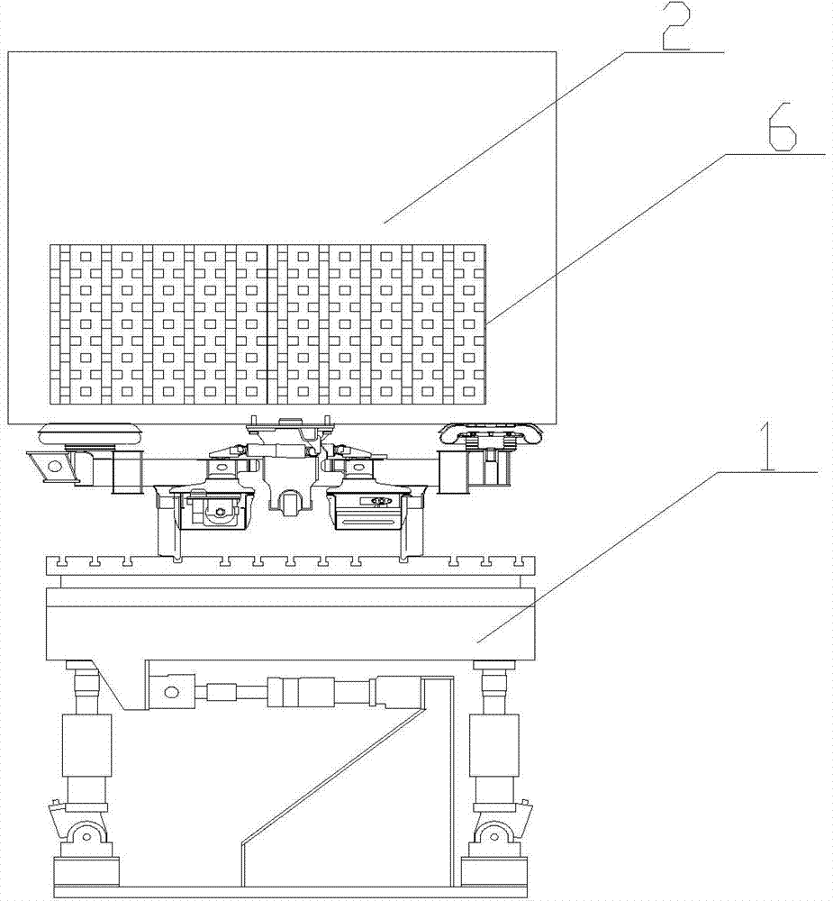 Testing method of railway vehicle flexibility coefficient