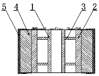 Shaft notch positioning device of pole coil