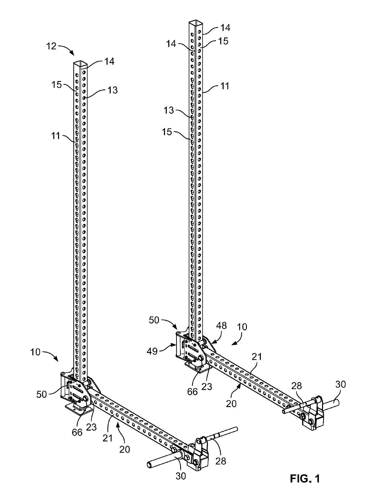 Weightlifting Assembly And Weight Rack Including Weightlifting Assembly