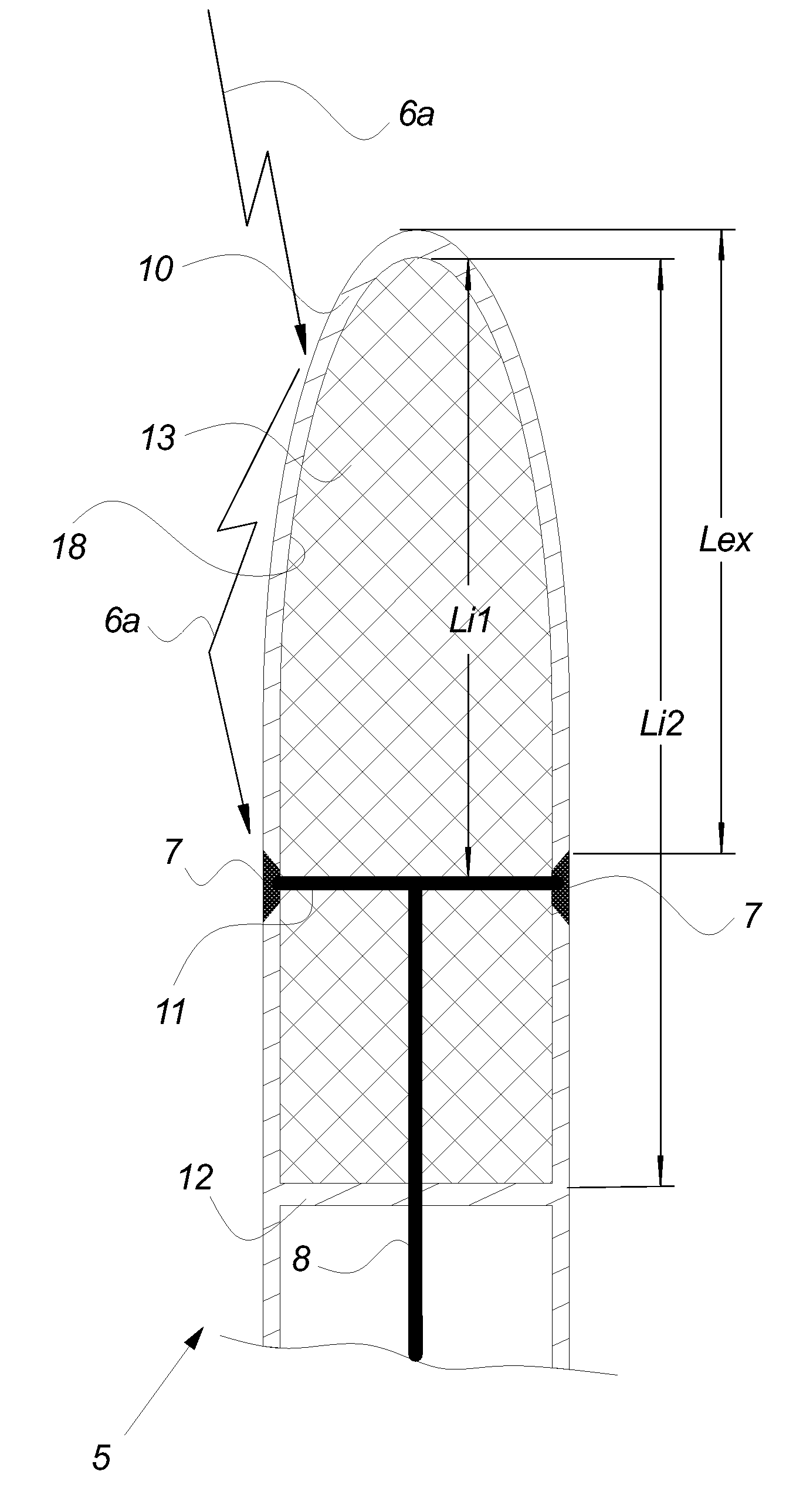 Lightning Protection System For A Wind Turbine Rotor Blade And A Method For Manufacturing Such A Blade
