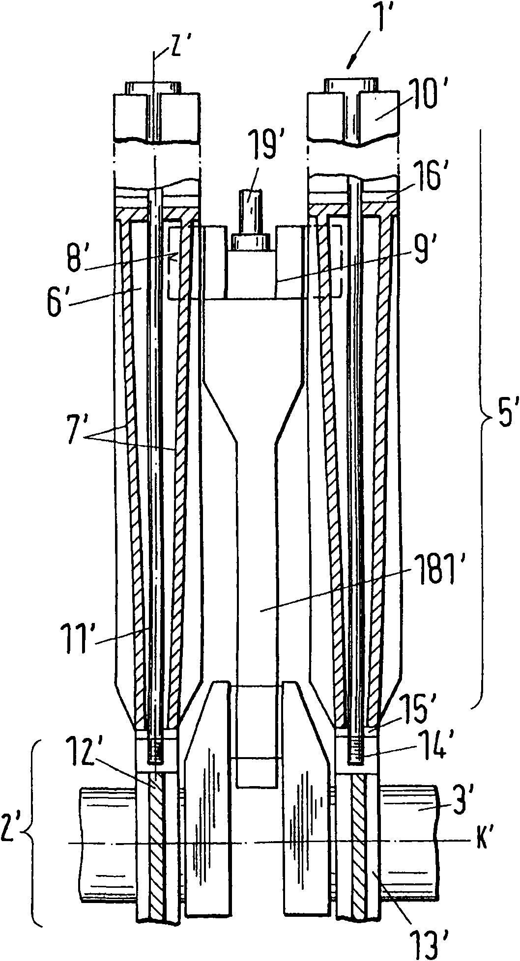 Large crosshead diesel engine