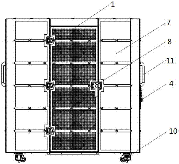Large-scale loudspeaker shielding box