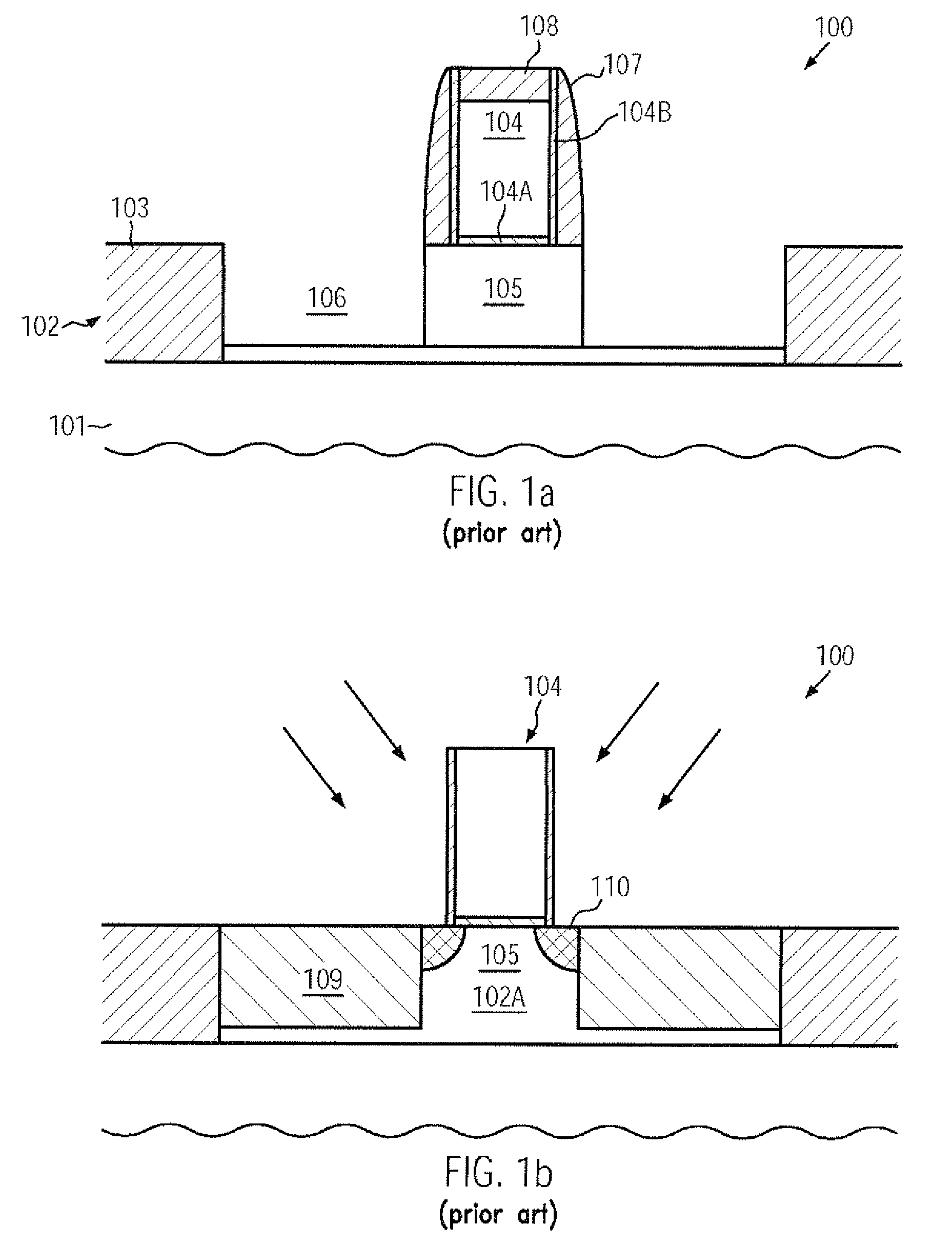 In situ formed drain and source regions in a silicon/germanium containing transistor device